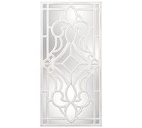 Retablo de Madera: DM Calado con Espejo en Blanco Decape 40x80x1,4cm