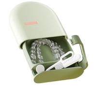 Retainer Case for Women, Denture Case for Men, Portable Retainer Storage, Mouth Guard Container, Large Retainer Holder, Ventilated Retainer Box, Braces Storage Container, Vented Retainer Case
