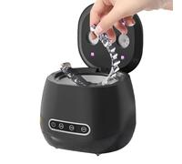 Retainer Cleaner Machine, Ultrasonic Aligner Cleaner, Portable Uv Cleaning Device, Hygiene Tool for Retainers, Adults, Mouthguard, Denture, Home, Travel, 4.33 X 4.72 X 5. 11 Inches