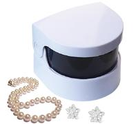 Retainer Cleaning Tool, Electric Jewelry Cleaner, Necklace Cleaning Machine with Leakproof and Portable Design for Home or Travel Use, 3,62 x 3,19 x 2,91 pulgadas