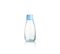 Retap ApS 0.3 Litre Small Borosilicate Glass Water Bottle, Baby Blue