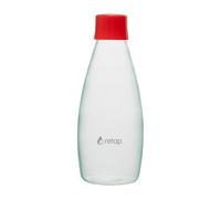 Retap Botella de vidrio Retap Go 08 tapón de rosca 80 cl Red