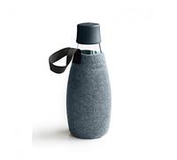 Retap Funda de Algodon Color Gris para Botella de Agua 0,8 L Vestido, Textura, 0.8 / Large