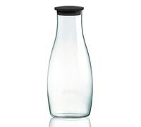 Retap Jarra con Tapón Color Negro con Caja de Regalo 1.2 Agua de Cristal, 1.2 litros, Vidrio de borosilicato