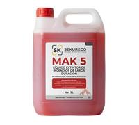 Retardante de incendios forestales MAK5 de largo plazo | Concentrado profesional para extinción y líneas de defensa