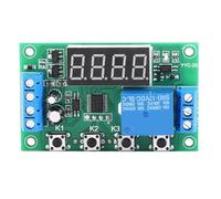 Retardo Digital de12V, Módulo de Relé Temporizador, Interruptor de Control del Temporizador, Interruptor de Relé de Automatización, Para Válvula Solenoide, Motor de Bomba de Agua(12V)