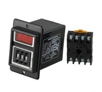 Retardo para temporizador para relé de tiempo para ASY3D con 8 pines CA 220 V, para ajustes de tiempo de 999 segundos a 999 minutos, diseñado para su uso en sistemas automatizados (B)