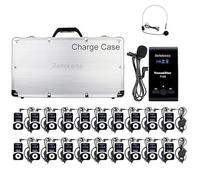 Retekess T130-T131 Tour Guide System, Retekess T130, T130S Estuche de Carga para Sistemas de Guía Turística with T130 Estación de Carga, 12H en Espera, para Turismo, para Viajes, Fábricas