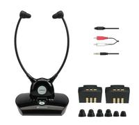 Retekess TA008 Auriculares Para Tv Inalambrico, Amplificador De Sonido De TV Para Mayores, Solo 63 gramos, 2.4G Baja Latencia, Batería Dual - 10H Usando, Auriculares Inalambricos Personas Mayores