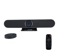 Retekess TC201 4K Conferencias Webcam, 1/2.5" Sensor, Seguimiento por IA, Bluetooth 5.0, 30 FPS, 4 Micrófonos Integrados y Tecnología de Procesamiento 3A, Ideal para Conferencias y Reuniones por Zoom