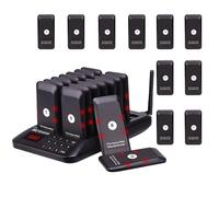 Retekess TD157 Sistema de Llamadas Restaurante, 26 Buscapersonas, 500 M, Tiempo de Espera 24 Horas, Avisador de Clientes Restaurante, Patio de Comidas, Cafeterías