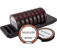 Retekess TD162 Buscapersonas Restaurante, Sistema de Llamadas Restaurante 400M, Fácil Uso, Diseño a Prueba de Caídas, 4 Modos de Llamada, Avisador Hosteleria, para Camiones de Comida, Bares, Café