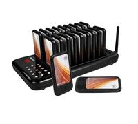 Retekess TD173 Sistema de Llamadas Restaurante, 500M Avisadores Hosteleria, 20 Buscapersonas, con Botón de Silencio, 7 Modos de Llamada, Avisadores Clientes para Pastelería, Food Truck, Hotel