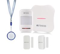 Retekess TH011 Wireless Smart Caregiver Paging System, Sensores de Movimiento de Seguridad, Botones de Llamada SOS, Alertas de Batería Baja, Sistema de Llamada Pager para Ancianos, Pacientes
