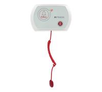 Retekess TH014 Caregiver Pager Wireless, Batteria a Lunga Durata, Funzione di Autoallarme, Pulsante di Spegnimento, Impermeabile IFX4, Compatibile con i Ricevitori Retekess TH109, TH109N e TH109S