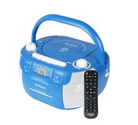 Retekess TR621P Reproductor de CD Portátil, Boombox Stereo con Radio Am FM, Grabadora de Casetes con Función de Grabación, Conexión Inalámbrica, Soporte USB/TF/Auriculares, con Control Remoto