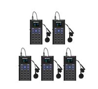 Retekess TT128B Automated Tour Guide System, Self-Guided Audio Tour System, Compatible con 41 Idiomas, 16 GB de Almacenamiento, Micrófono y Altavoz para Guías Turísticas para Recorridos,Museo