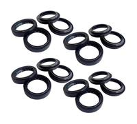 Retén Aceite Horquilla Delantera Motocicleta Cubierta Antipolvo Para Amortiguador 37X50X11mm Para EX250F Para Ninja 250R Junta Antipolvo(8pc Seal 8pc Cover)