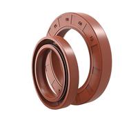 Retén de aceite de caucho fluorado TC, junta de FKM, sello de labio esquelético marrón 145x165x14mm, 1 unidades