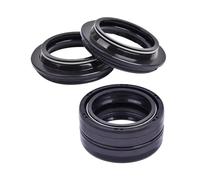 Retén de Aceite para Horquilla Delantera Motocicleta (35x48x11 mm) y Tapa Antipolvo (35x48 para Yam&AHA IT125, YP125, X-MAX 125, YP125R, RT180(2pcs Seal 2pcs Cover)