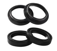 Retén Y Cubierta De Amortiguador De Horquilla Delantera Para Motocicleta Compatible Con ZX6R 2008(2pcs seal 2pcs cover)