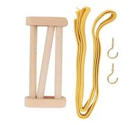 Retenedor de correas de cintura Soporte de almacenamiento de hilo de madera maciza Fijador de hilo de cintura tejido para manualidades hechas a mano Mochilas Bolsas Accesorios