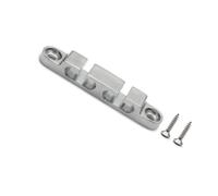 Retenedor de cuerdas de bajo de metal Instalación rápida para cuerdas 2/3 / 4 Diseño práctico Mejora tono sostenido y la jugabilidad Guía de cuerdas para bajo eléctrico