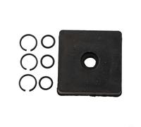 Retenedor de enchufe cuadrado de 3/8 pulgadas para clip de anillo con junta tórica y herramienta de instalación de yunque, compatible con llaves neumáticas, 3 juegos