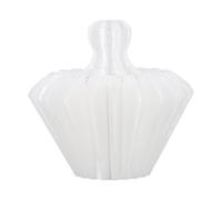 Retenedor de forma de filtro de café para goteros Hario V60 y origami, herramienta de petg transparente con 20 varillas para un ajuste seguro del papel y un mejor rendimiento de preparación