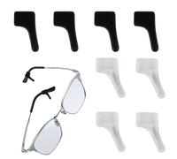 Retenedor de gancho para las orejas, funda antideslizante para gafas, gancho para las patillas de las gafas de sol, accesorios cómodos para gafas de sol, gafas, retenedor de gafas para un ajuste