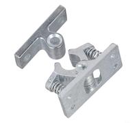 Retenedor de puerta de aleación de zinc para caravana y barco, tope de puerta resistente al viento con resorte de acero inoxidable, kit de sujeción de puerta al aire libre