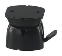 Retenedor de puerta de nailon para caravanas, autocaravanas, remolques, soporte de puerta seguro que mantiene la puerta en su lugar cuando está estacionado o conduce (1 unidad, negro)