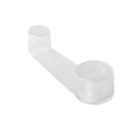 Retenedor Giratorio Transparente T2001T BL | Diseño Funcional, Material Duradero, Uso en Puertas y Ventanas para Mantener la posición.