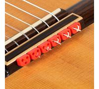 Retenedores color rojo brillante de cuerda de nailon para guitarra clasica, guitarra flamenca acústica eléctrica ukulele guitarras beads