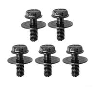 Retenedores de bandeja inferior automotriz Tornillos M6 con clips de tuerca en U para Honda para cubierta del compartimento del motor Accord (5 pernos de cuerpo)