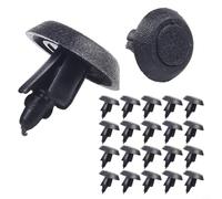 Retenedores de pasador de empuje de cuerpo automático, 7 mm, agujero de ajuste para Toyota, Camry, Highlander, Corolla, para Reiz, cubierta del motor, clips de forro de arco de rueda, negro, 100