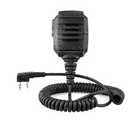 Retevis 2 Pine Micrófono Altavoz de Walkie Talkie IP54 Impermeable Compatible con Walkie Talkies RT5R RT24 RT27 RT81 Baofeng UV-5R BF-888S Kenwood TYT HYT WOUXUN (1 Pack)