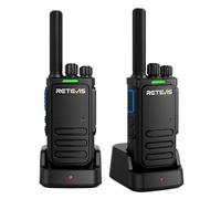 Retevis B64 Walkie-talkies para Adultos, Radios Bidireccionales, Chip IA Bidireccional, Reducción de Ruido, Ajuste de Calidad de Sonido, Radio Recargable USB-C para Comunicación Familiar, Actividades