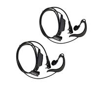 Retevis EEK006 RT618 Pinganillo Walkie Talkie, Auriculares de Seguridad, Earhook Auricular Tipo G 2 Pines, Compatible para Retevis RT24 RT27 RT28 RT619 BF-88E BaoFeng UV-5R BF-888S (2Piezas)