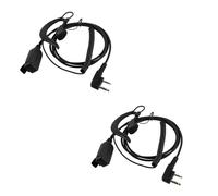 Retevis EEK016 Auricular Walkie Talkie en Forma de G, Auricular Manos Libres, Compatible RT622 RT27 RT619 RT24 Baofeng UV-5R eSynic Walkie Talkies, Auricular con Micrófono (2 Piezas)