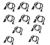 Retevis EEK016 G-Tipo Walkie Talkie Auricular VOX Manos Libres Compatible Con RT24 RT619 Baofeng UV5R 888S Esynic 2 Pin - 10 Piezas