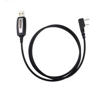 Retevis Estándar K 2 Pin Cable de Programación, USB Cable con Construido in Chip Compatible con Walkie Talkie Retevis RT24 RT668 RA79 RT5R RA89 RT619 RT3S Quansheng Baofeng UV5R (1 Paquete)