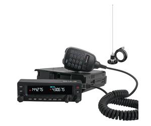 Retevis MA1 Radio Amateur con Antena, Transceptor Móvil con Panel de Control Desmontable, Repetidor Multibanda, Largo Alcance, 2m/70cm/FM/AM, VFO, Radio Amateur para Respuesta a Emergencias (1 Pieza)