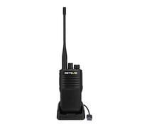 Retevis P62 Walkie Talkie Doble Banda, Walkie Talkies Largo Alcance Robusto, IP68 Impermeable Radio, 2500mAh Recargable Walkie Talkie para Logística, Seguridad (Negro, 1 Pcs)