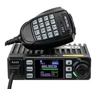 Retevis RA25 Emisoras de Radioaficionadol, Banda Dual Emisora | FM, 500 canales, 5W / 10W / 20W, CTCSS, DCS, 5 tonos, 2 tonos, DTMF, Pantalla LCD color con brillo ajustable, Formato mini
