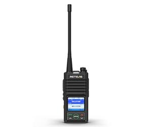 Retevis RB658 Walkie Talkie Profesional, Configuración de App, Reducción de Ruido Inteligente, 1800 mAh, Walkie Talkies Recargables para Adultos, Motocicleta (1 Piezas, Negro)