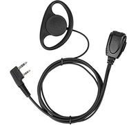 Retevis RE3224 D-Tipo Walkie Talkie Auricular 2 Pin Pinganillo Compatible con Walkie Talkie RT24 RT27 RT5R RT617 RT618 RT619 Baofeng BF-888S UV-5R Kenwood HYT TYT(1 Pacs)