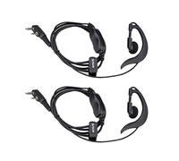 Retevis RT5R Pinganillo Walkie Talkie, Auriculares de Seguridad, Earhook Auricular Tipo G 2 Pines, Compatible RT5R RT24 RT619 Proster (2 Piezas)