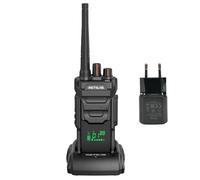 Retevis RT648H Walkie-talkies para Adultos, IP67 Triple Protección, sin Licencia, Carga Rápida, Pantalla Integrada, 1500 mAh, Radio Bidireccional Resistente para Empresas y Construcción (paquete de 1)