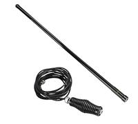 Retevis RT95 Emisora Radioaficionado Antena, Antena de Fibra de Vidrio UHF/VHF con Montaje de Resorte Resistente, Ganancia de 6.5dB, Sl16/Pl259 para Transceptor Móvil RT95 RA25 RT98 RT73 MA1 Midland